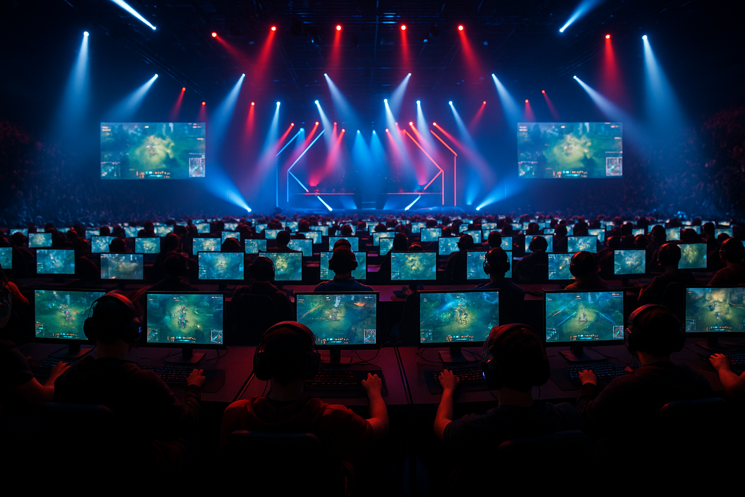 alquiler monitores gaming para e-sports