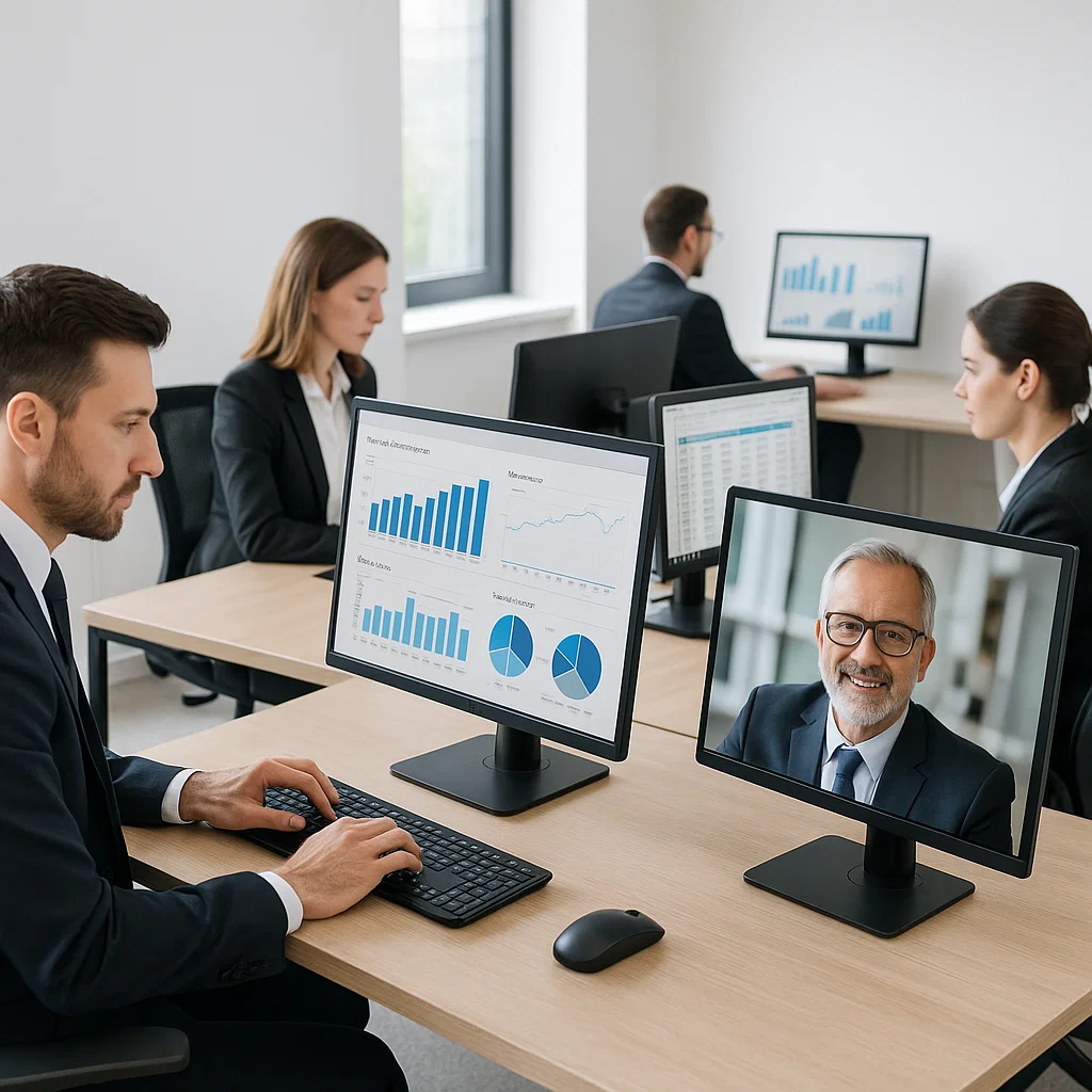 alquilar monitor de empresa