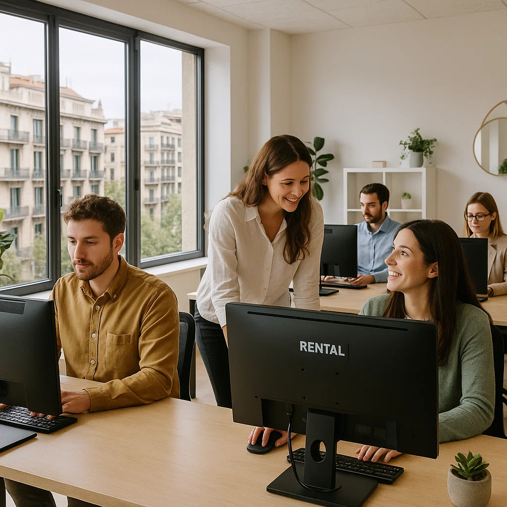 alquiler de monitor en Barcelona