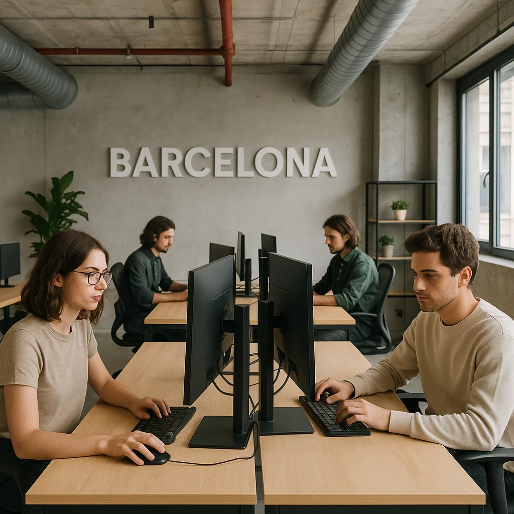 alquiler monitor para Barcelona