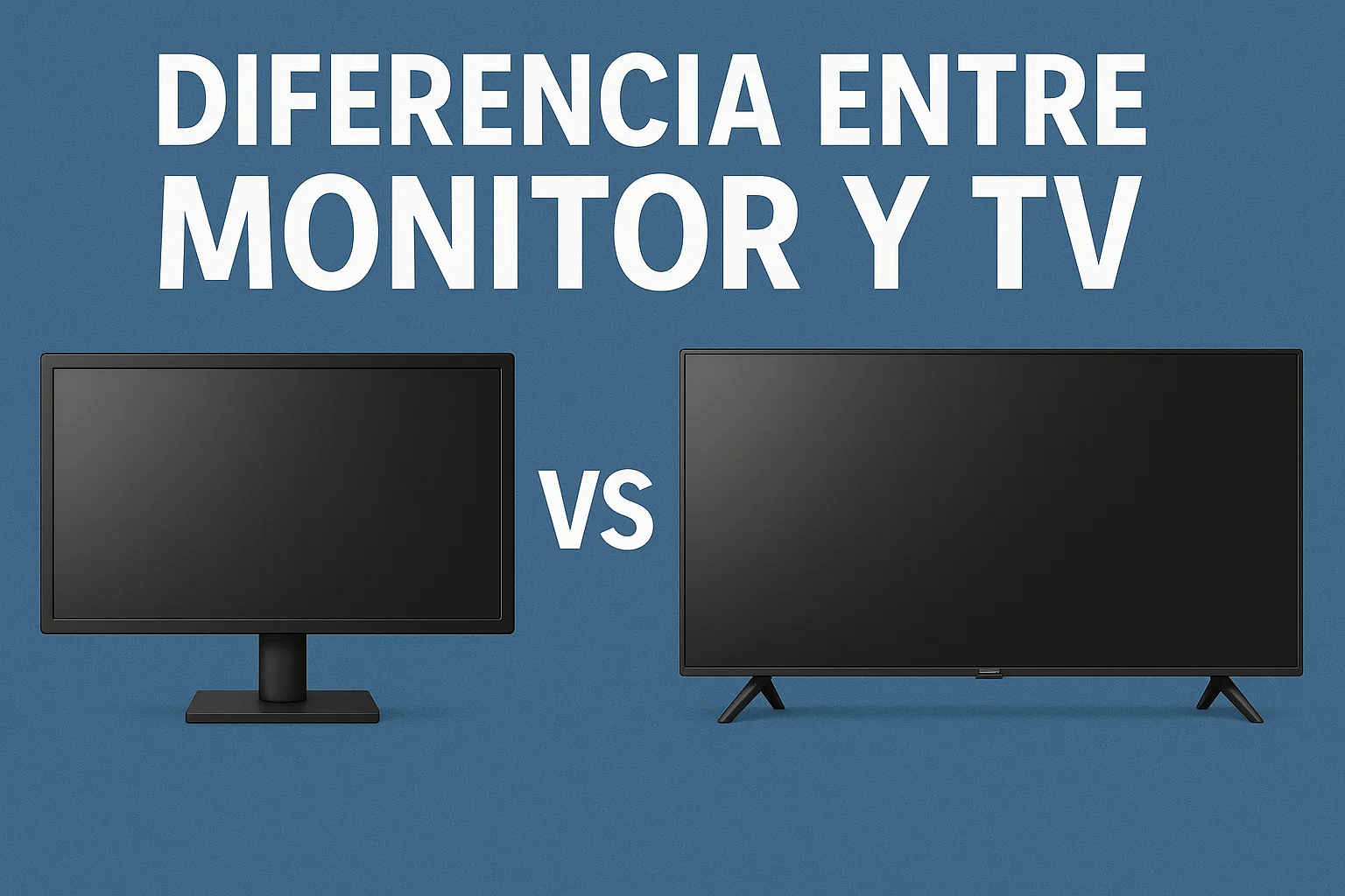 Diferencias entre un monitor y un televisor explicadas